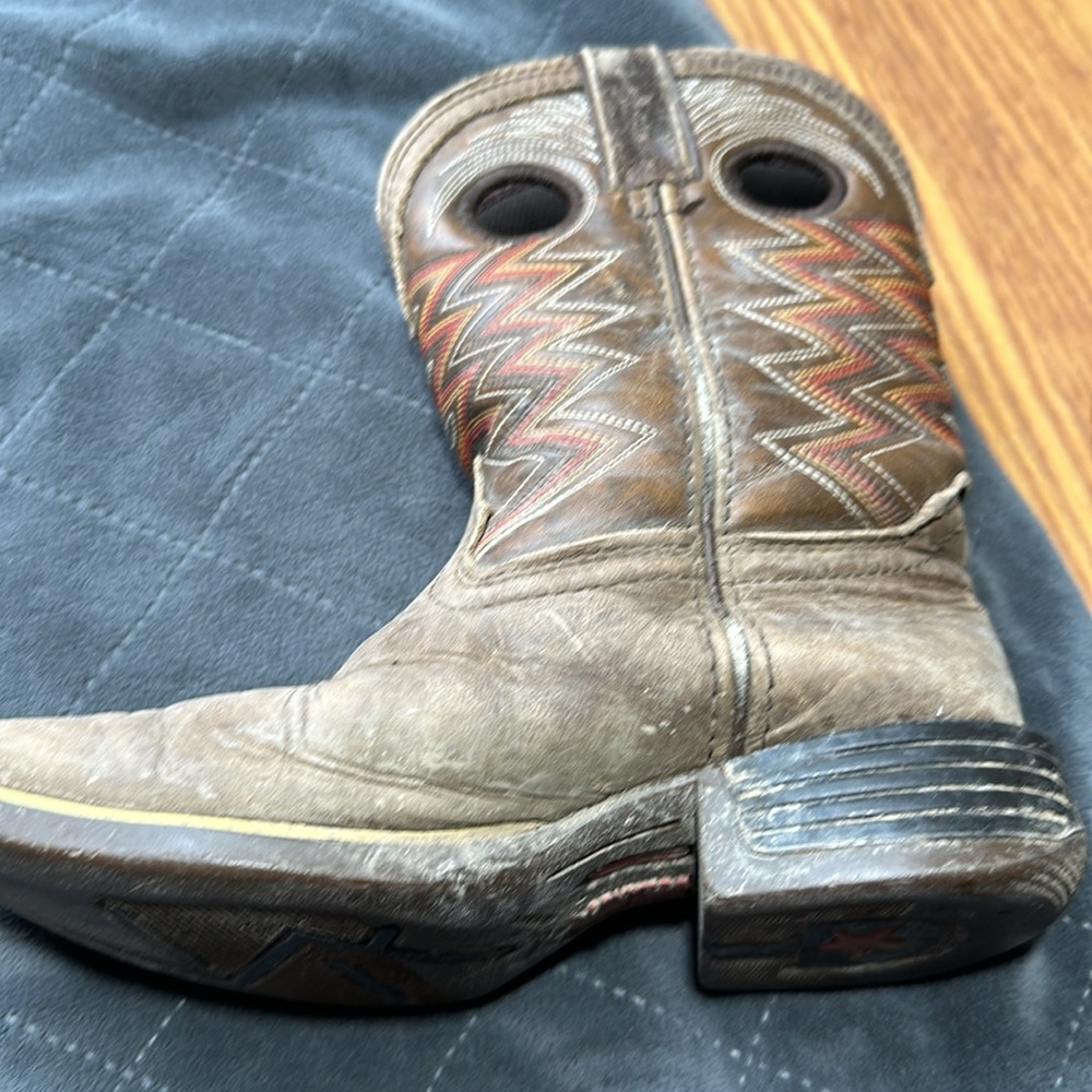 Durango Lil Rebel Pro Big Kids Western Boots Brown - Picture 6 of 10